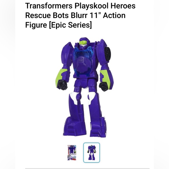Playskool Heroes Transformers Rescue Bots Blurr - Picture 4 of 6
